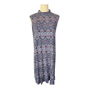 EUC Ultra Flirt paisley sleeveless midi dress – size XL
